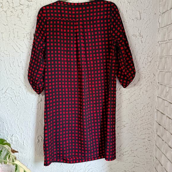 GAP Red and Black Patterned Dress - Picture 7 of 9